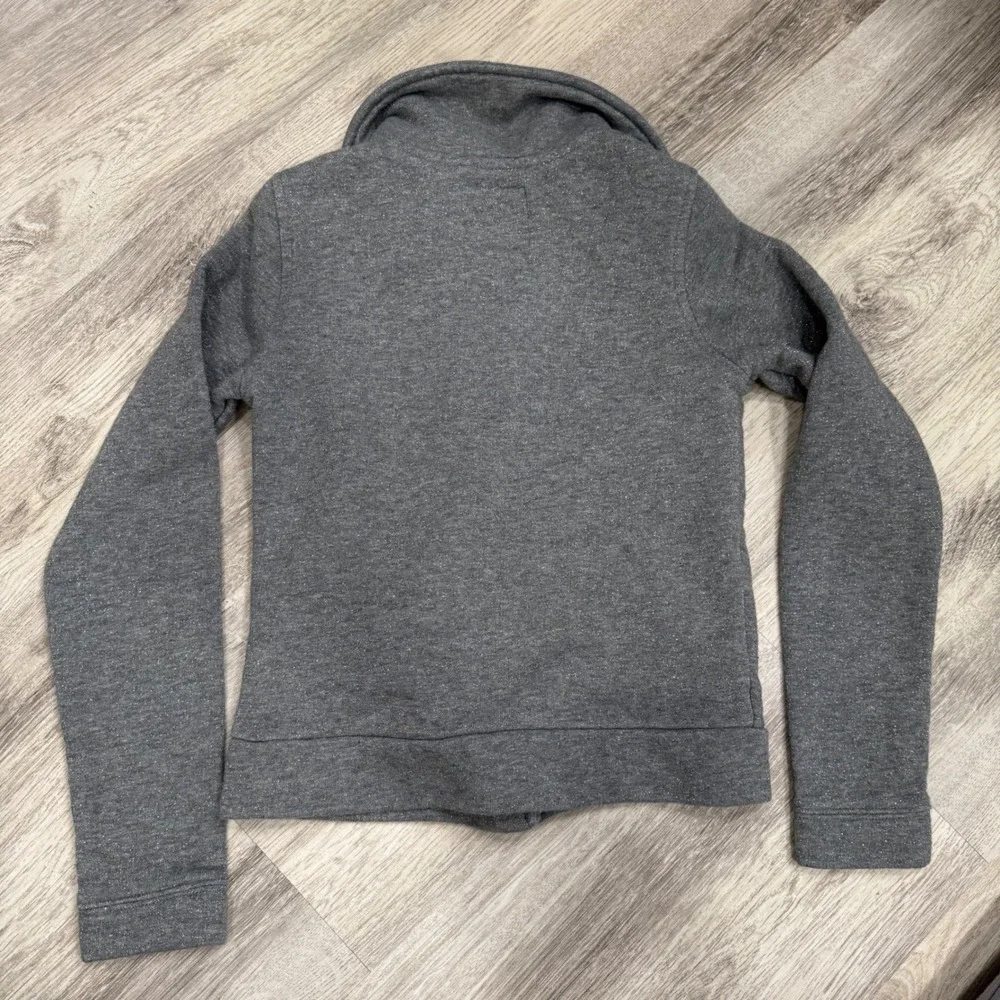 OshKosh Bgosh Girls Gray Moto Jacket Full‎ Zip Lightweight Size 6X